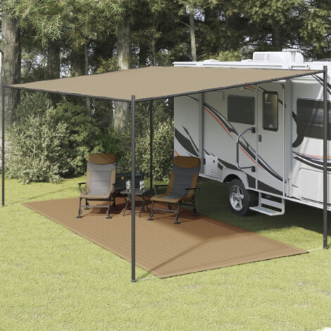 vidaXL Tapis de tente 250x550 cm Taupe (1/5)