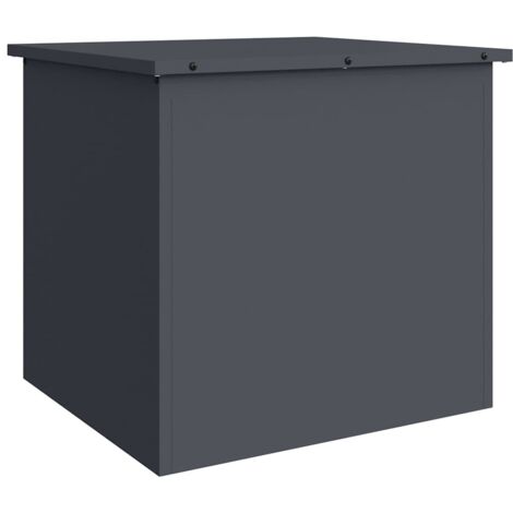 vidaXL  Outdoor Storage Box  Anthracite 55 x 50.5 x 50 cm
