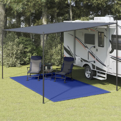 Tapis de tente 250x350 cm Bleu (1/5)