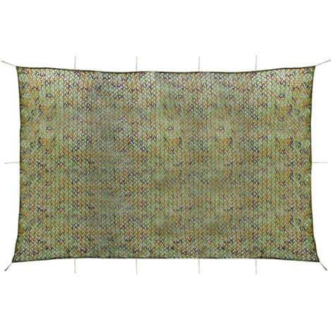 vidaXL Filet de camouflage avec sac de rangement 5x7 m Vert (1/5)