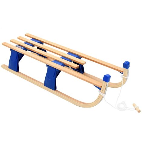 vidaXL Traîneau pliable en bois 110 cm (1/5)