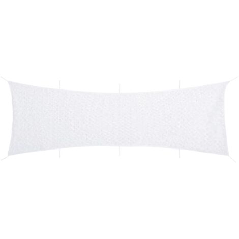 vidaXL Filet de camouflage avec sac de rangement 809x207 cm blanc