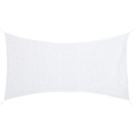 vidaXL Filet de camouflage avec sac de rangement 292x213 cm blanc