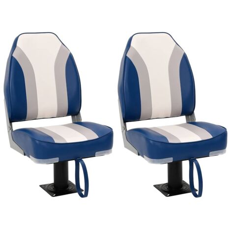 vidaXL Sièges de bateau lot de 2 avec piédestal pivotant à 360° (1/5)