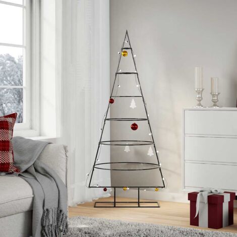 vidaXL Arbre de Noël en métal 150 cm Acier peint par poudre (1/5)