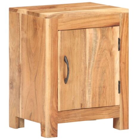 Table de chevet 40x30x50 cm Bois d'acacia massif vidaXL (1/5)