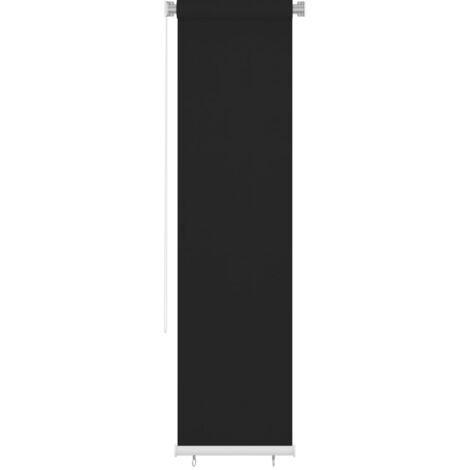 vidaXL Outdoor Roller Blind 60x230 cm Black HDPE