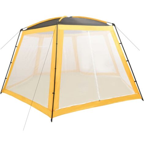 vidaXL Tente de piscine Tissu 590x520x250 cm Jaune
