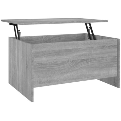vidaXL Table basse Sonoma gris 80x55,5x41,5 cm Bois d'ingénierie (1/5)
