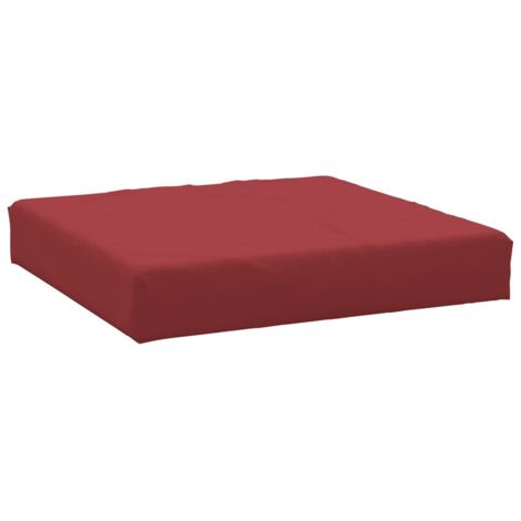 vidaXL Coussin de palette rouge bordeaux tissu oxford