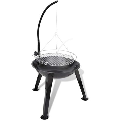 Support de barbecue au charbon de bois Rond vidaXL