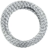 Vidaxl – Fil de fer barbelé hélicoïdal en acier galvanisé 60 m – Résistant aux intempéries – Protection efficace contre les intrusions
