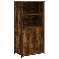 vidaXL Highboard Smoked Oak 62x36x121,5 cm Engineered Wood