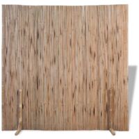 Vidaxl – Panneau de clôture en bambou 180x170 cm – Matériau durable et résistant – Flexible pour espaces intérieurs et extérieurs – Couleur marron