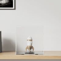 Vidaxl – Vitrine en acrylique transparente 30x30x30 cm – Protection anti-poussière – Montage facile sans outil – Pour objets de collection