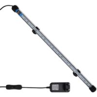 Vidaxl – Lampe LED aquarium 48 cm – Lumière blanche froide – Économie d'énergie – Étanche et scellée – Pour aquariums et viviers