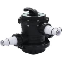 vidaXL Soupape à multi-voies pour filtre à sable ABS 1,5" 6 voies