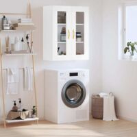 vidaXL Armoire murale blanc 69,5x34x90 cm