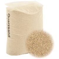 Vidaxl – Sable filtrant pour piscine 25 kg – Granulométrie 0,4-0,8 mm – Réduit les bactéries et les odeurs – Idéal pour filtres à sable