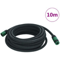 Tuyau d arrosage de jardin noir 0,6 10 m caoutchouc