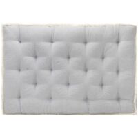 Coussin de canapé palette Gris 120x80x10 cm vidaXL
