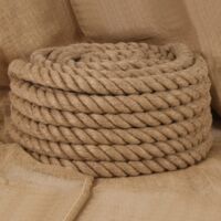 Vidaxl – Corde de jute 10 m – Épaisseur 36 mm – Résistante aux intempéries – Pour artisanat et jardinage