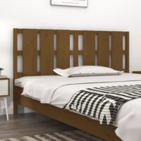Tête de lit Marron miel 185,5x4x100 cm Bois massif de pin vidaXL