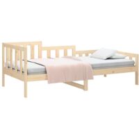 Lit de jour sans matelas 90x200 cm bois de pin massif vidaXL