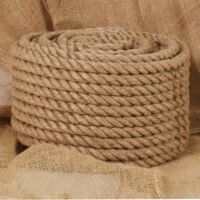 Vidaxl – Corde en jute 100 % naturelle 20 mm – Longueur 50 m – Résistante à l'abrasion – Pour agriculture et expédition