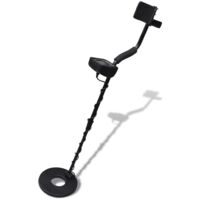 Vidaxl – Détecteur de métaux 21 cm – Profondeur de détection jusqu'à 300 cm – Écran LCD – Bobine étanche Φ 21 cm – Alimentation 1 pile 9V