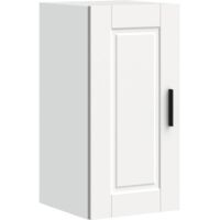 vidaXL Kitchen Wall Cabinet "Porto" White Engineered Wood