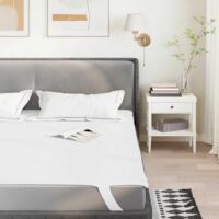vidaXL Protège-matelas blanc 120x200 cm imperméable