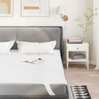 vidaXL Protège-matelas blanc 90x190 cm imperméable
