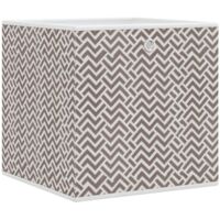 vidaXL Boîtes de rangement pliables 10 pcs 32x32x32 cm tissu intissé