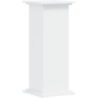 Vidaxl – Support pour plantes blanc 33x33x80 cm – Bois d'ingénierie durable – Capacité de charge 60 kg – Design minimaliste pour intérieur