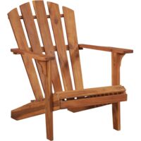 Chaise de jardin Adirondack Bois d'acacia massif vidaXL