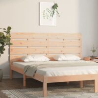 Vidaxl – Tête de lit en bois massif 140 x 3 x 80 cm – Design moderne – Support confortable pour lecture et détente – Manuel de montage inclus - vidaXL11225