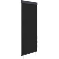 Vidaxl – Store roulant d'extérieur 60 x 250 cm – Tissu polyester respirant avec revêtement PA – Barre en aluminium et cassette en acier – Mécanisme à manivelle