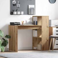 vidaXL Bureau Chêne artisanal 108 x 55 x 103.5 cm Bois d'ingénierie