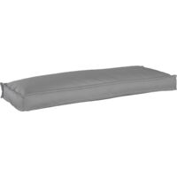 vidaXL Coussin Gris 110 x 40 x 8 cm Tissu Oxford