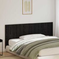 vidaXL Tête de lit Chêne noir 160 x 1,5 x 80,5 cm Bois d'ingénierie