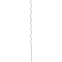 vidaXL Plant Support 50 pcs Green 170 x 0.6 x 0.6 cm Steel