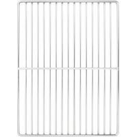 vidaXL Grille de barbecue Argenté 40 x 30 cm Acier inoxydable