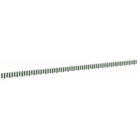 vidaXL Remplacement de lambrequin Vert et blanc 6 m Polyester
