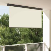 vidaXL Store enrouleur Crème 200 x 250 cm Tissu et Aluminium
