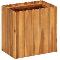 vidaXL Lit surélevé de jardin 50x30x50 cm Bois massif d'acacia