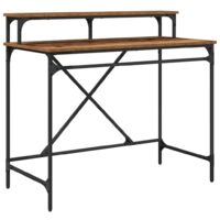 vidaXL Bureau Bois Ancien 100 x 50 x 90 cm Bois d'ingénierie