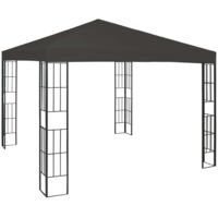 vidaXL Belvédère 3x3 m Anthracite