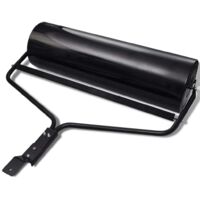 Rouleau à gazon de jardin Noir 68 L