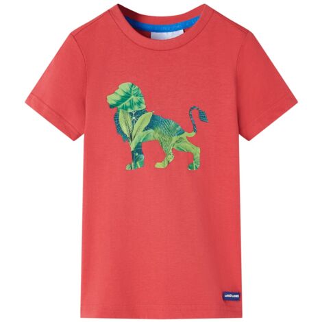 Kinder Langarm T-Shirt Von Shirtarena – Weiches Baumwollshirt Im 104er-Bündel, Rot